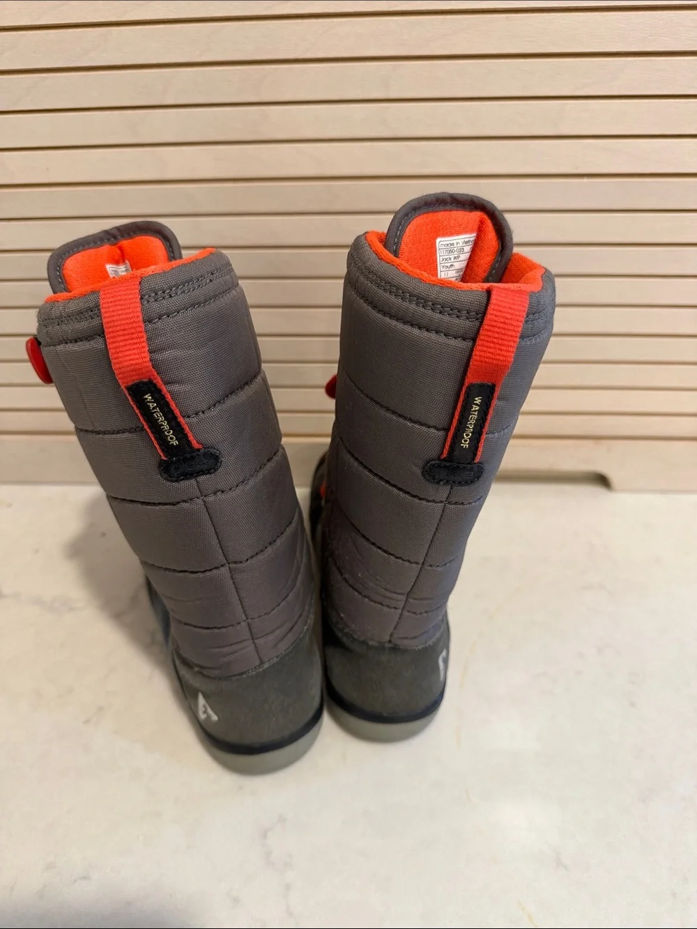 PLAE Jack Lined Waterproof Boots Size Youth 11